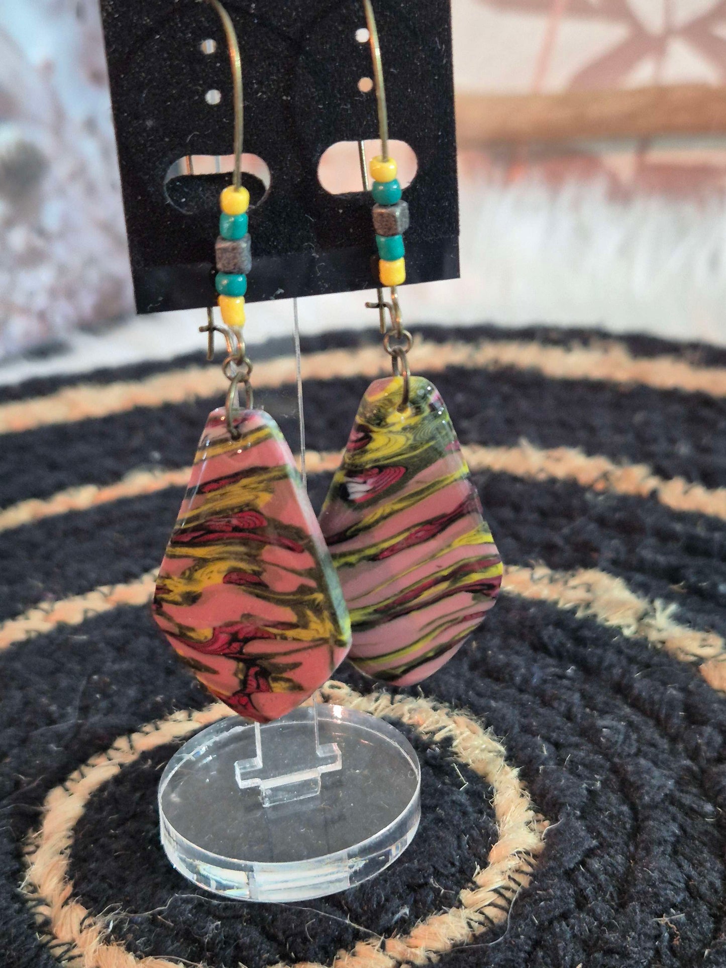 609. Boucles d'oreilles "Tourbillon"