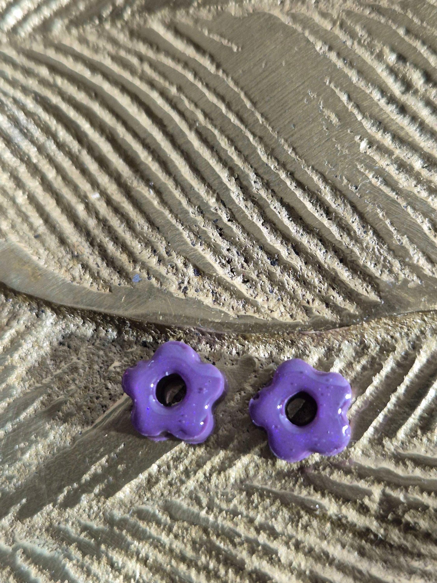 617. Boucles d'oreilles"Petites fleurs"