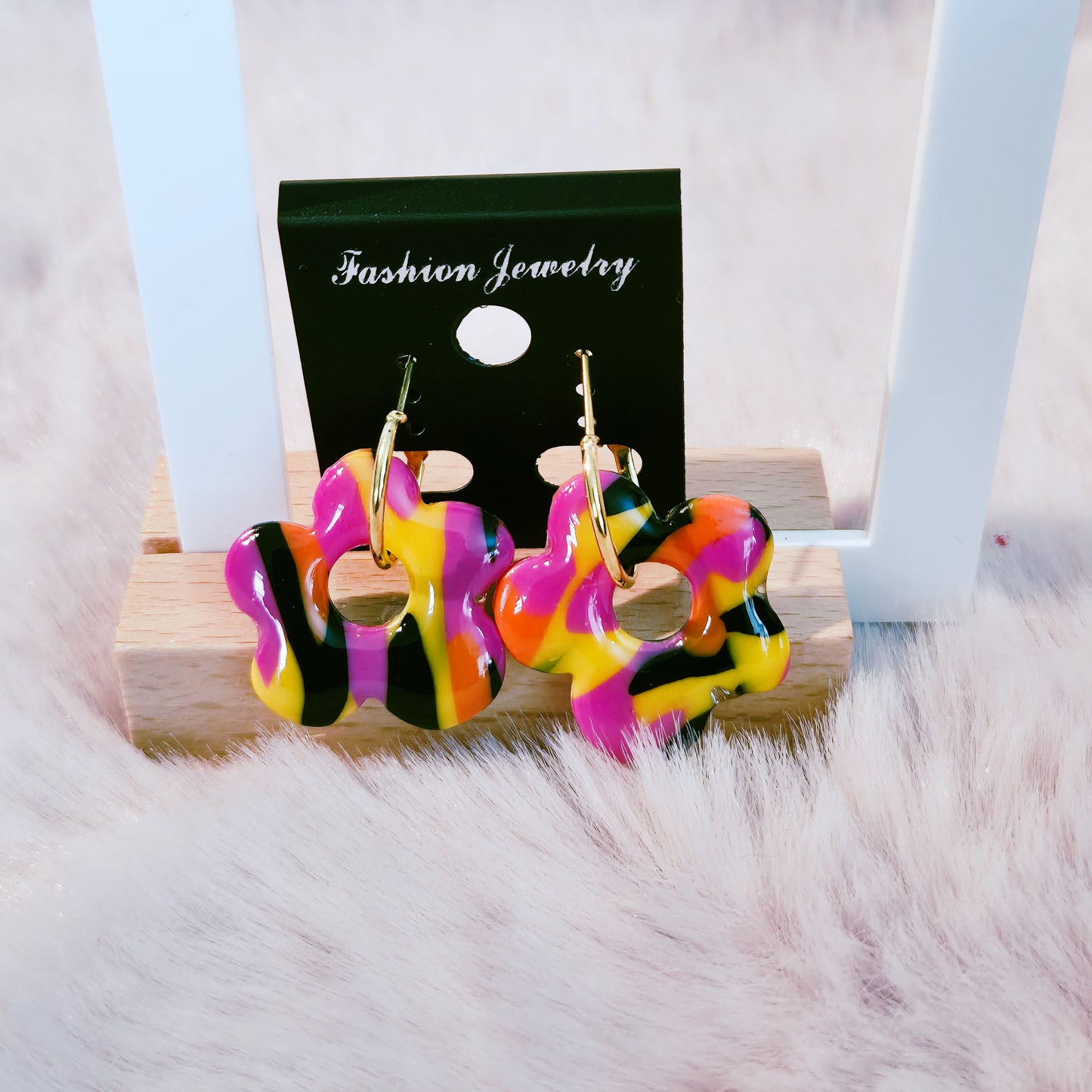 638. Boucles d'oreilles "Souvenirs de vacances"