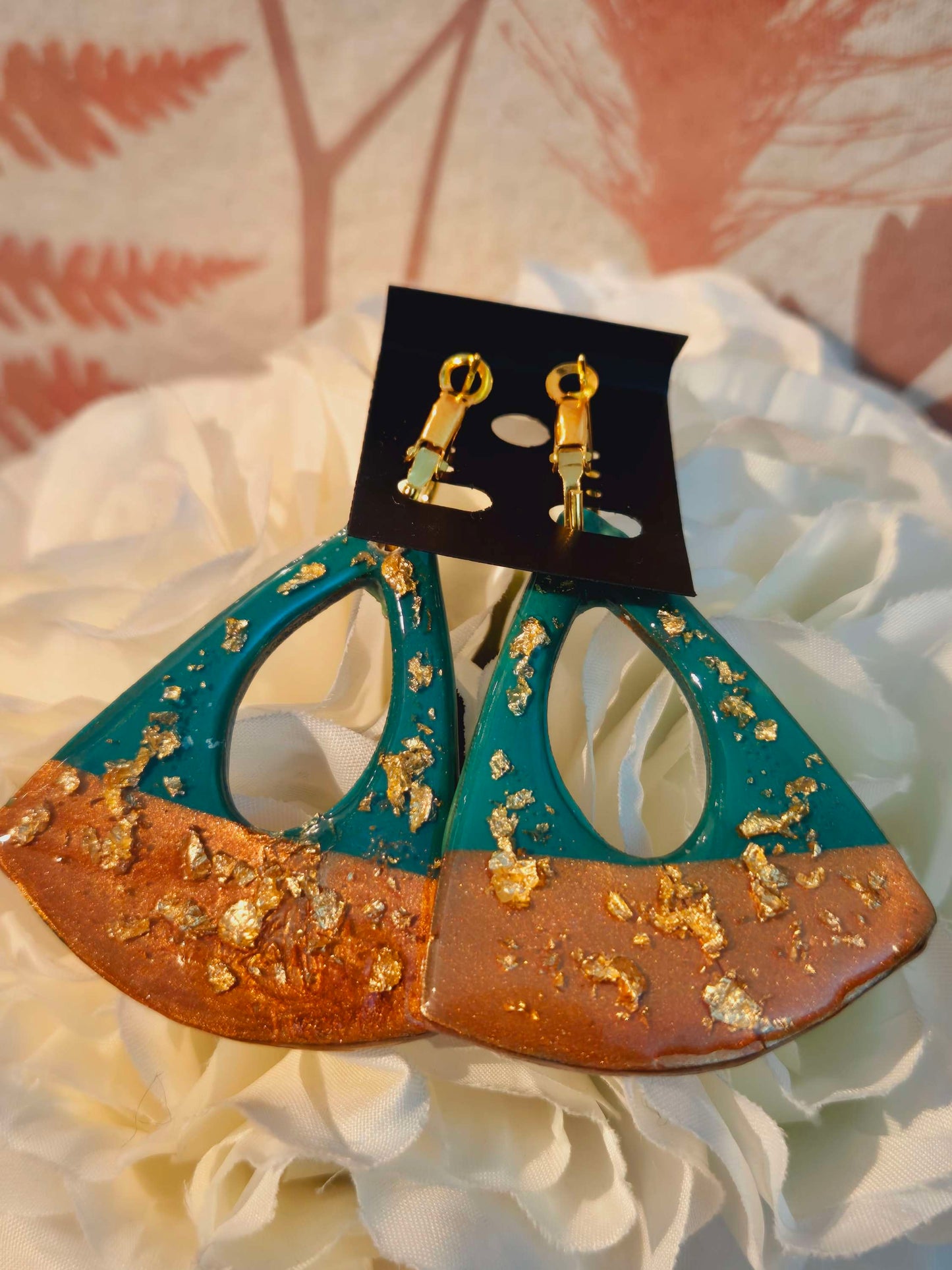 646. Boucles d'oreilles "Tendance chic" (double face)