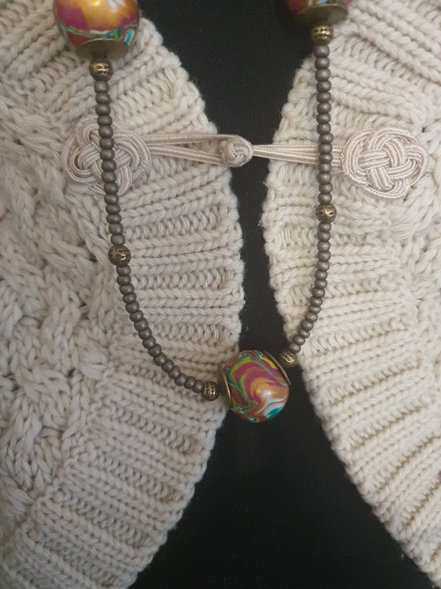 366. Collier "Sautoir arc en ciel "
