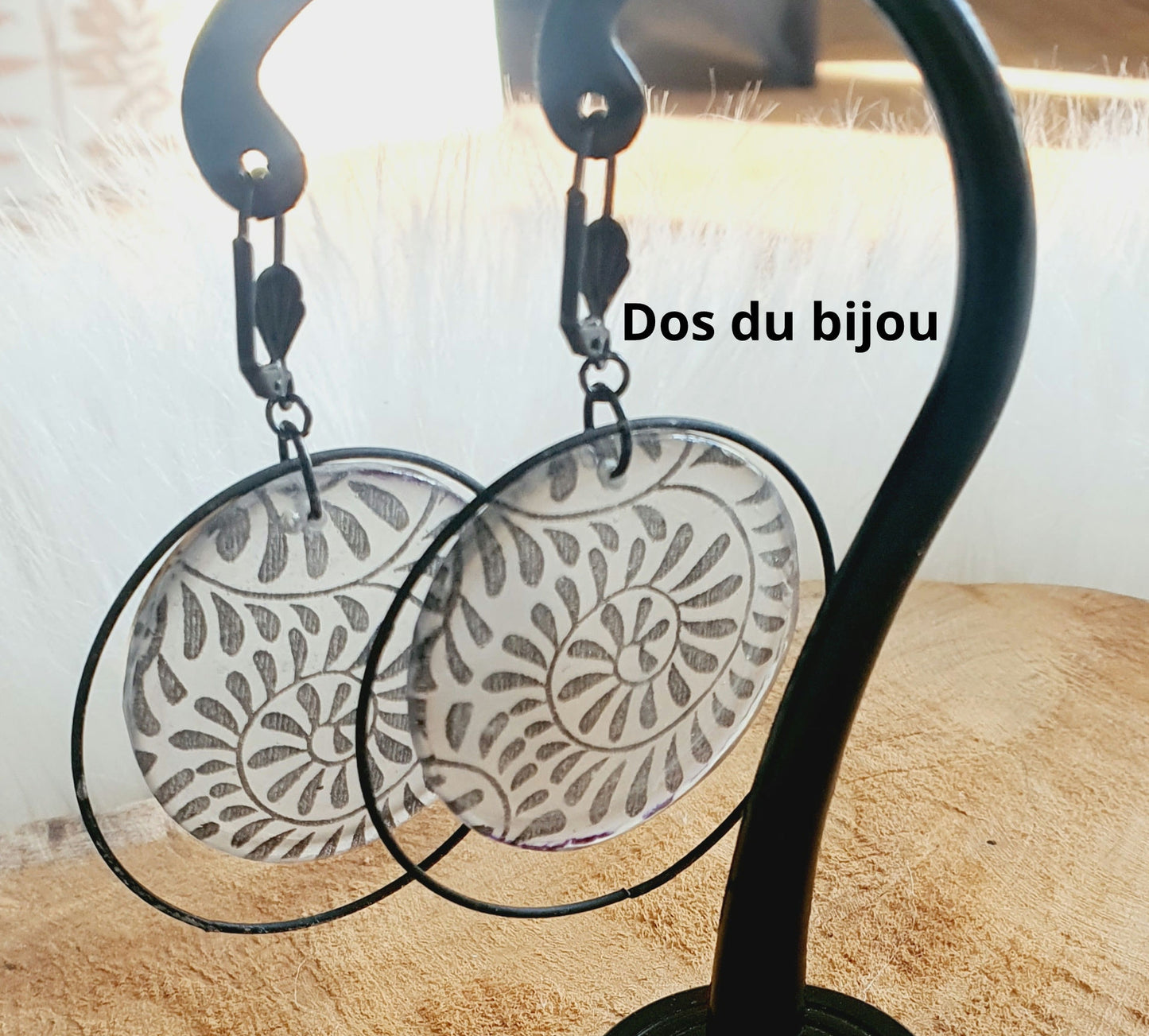 540.Boucles d'oreilles "Spirale"