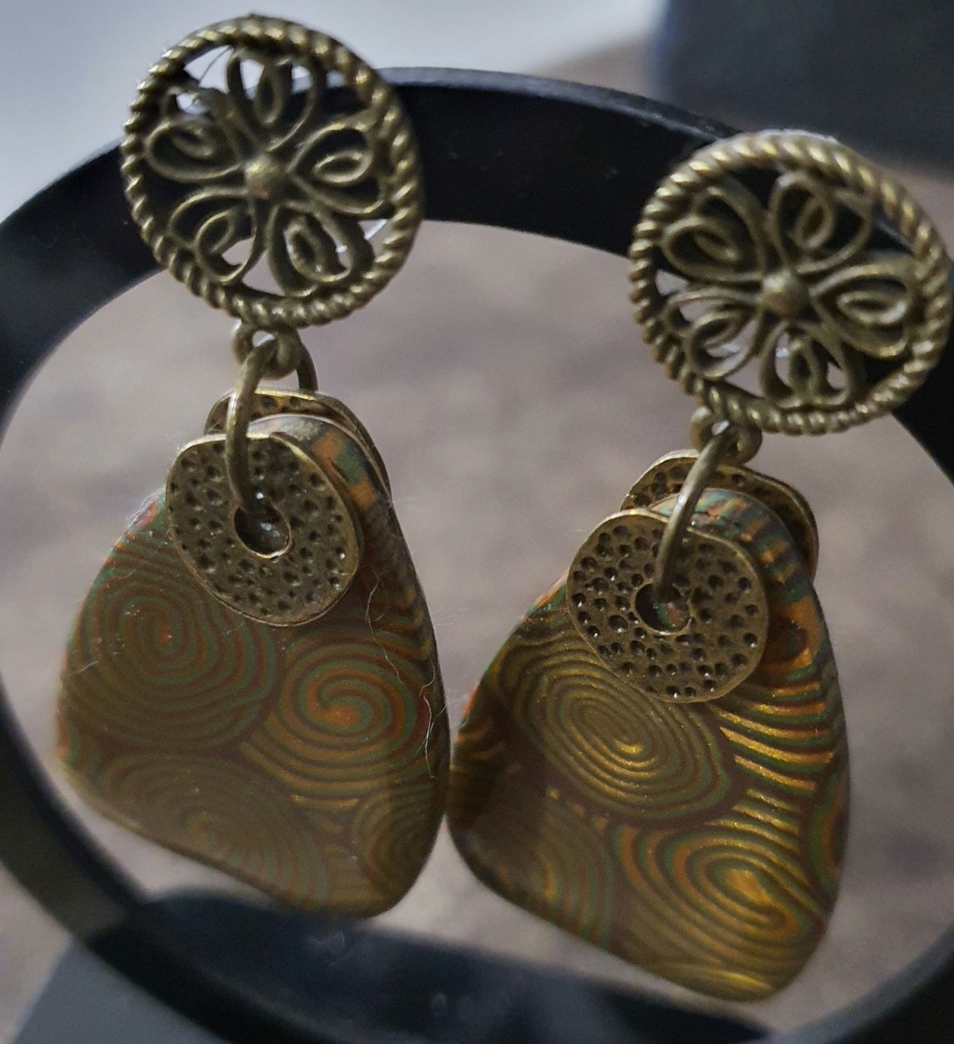 242. Parure "Sautoir tourbillon "