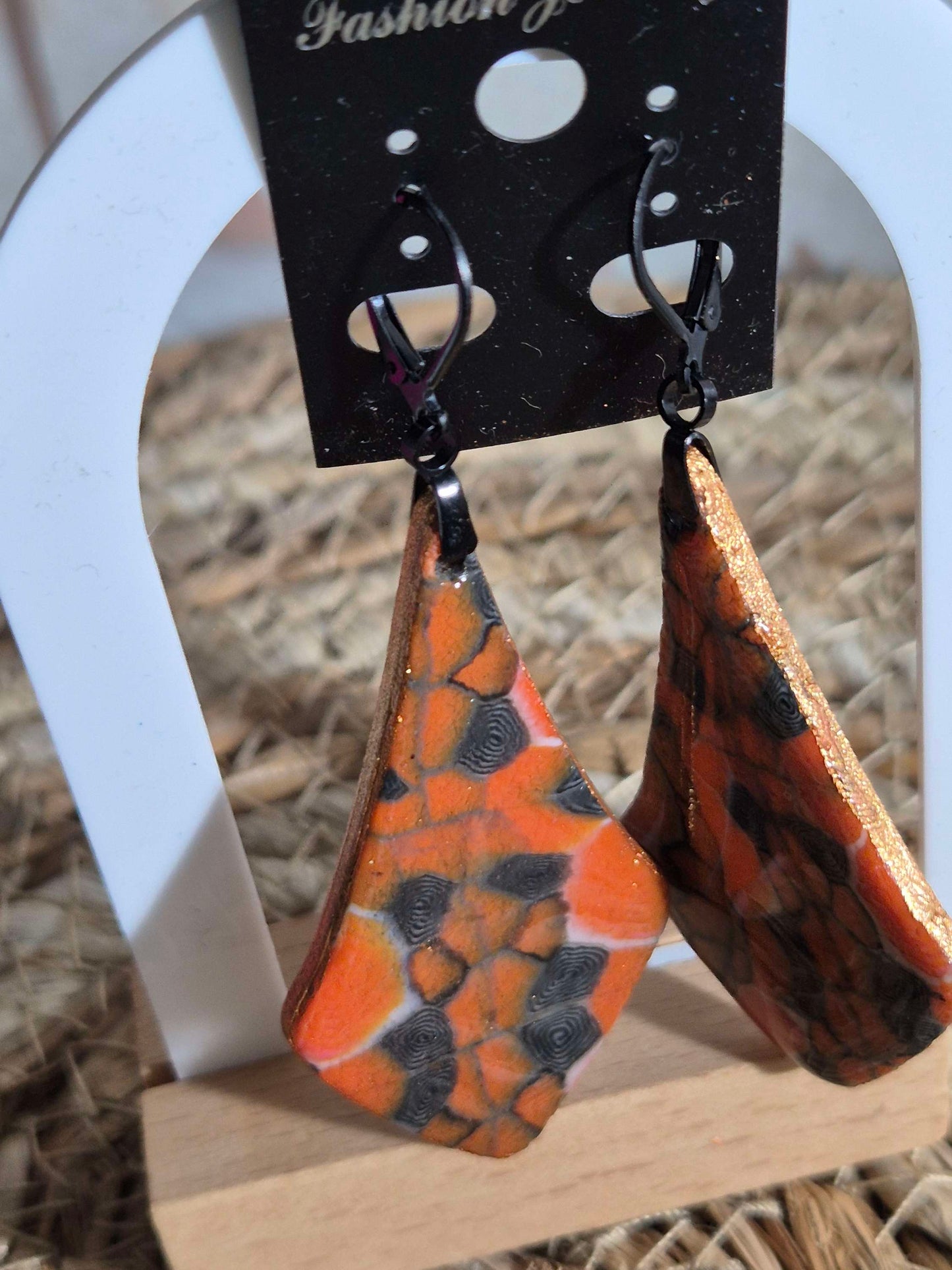 627. Boucles d'oreilles "géométrie"
