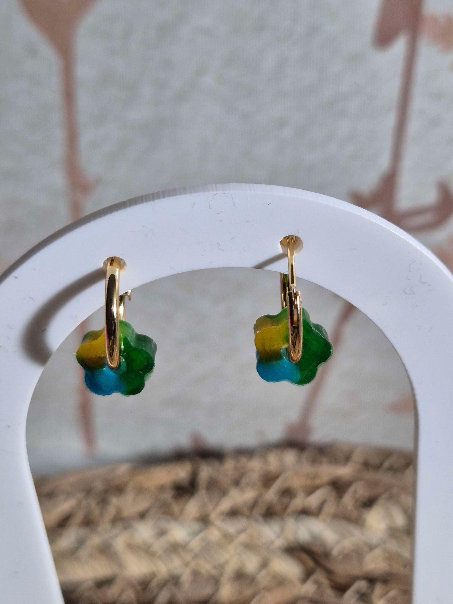 615. Boucles d'oreilles "petites fleurs"
