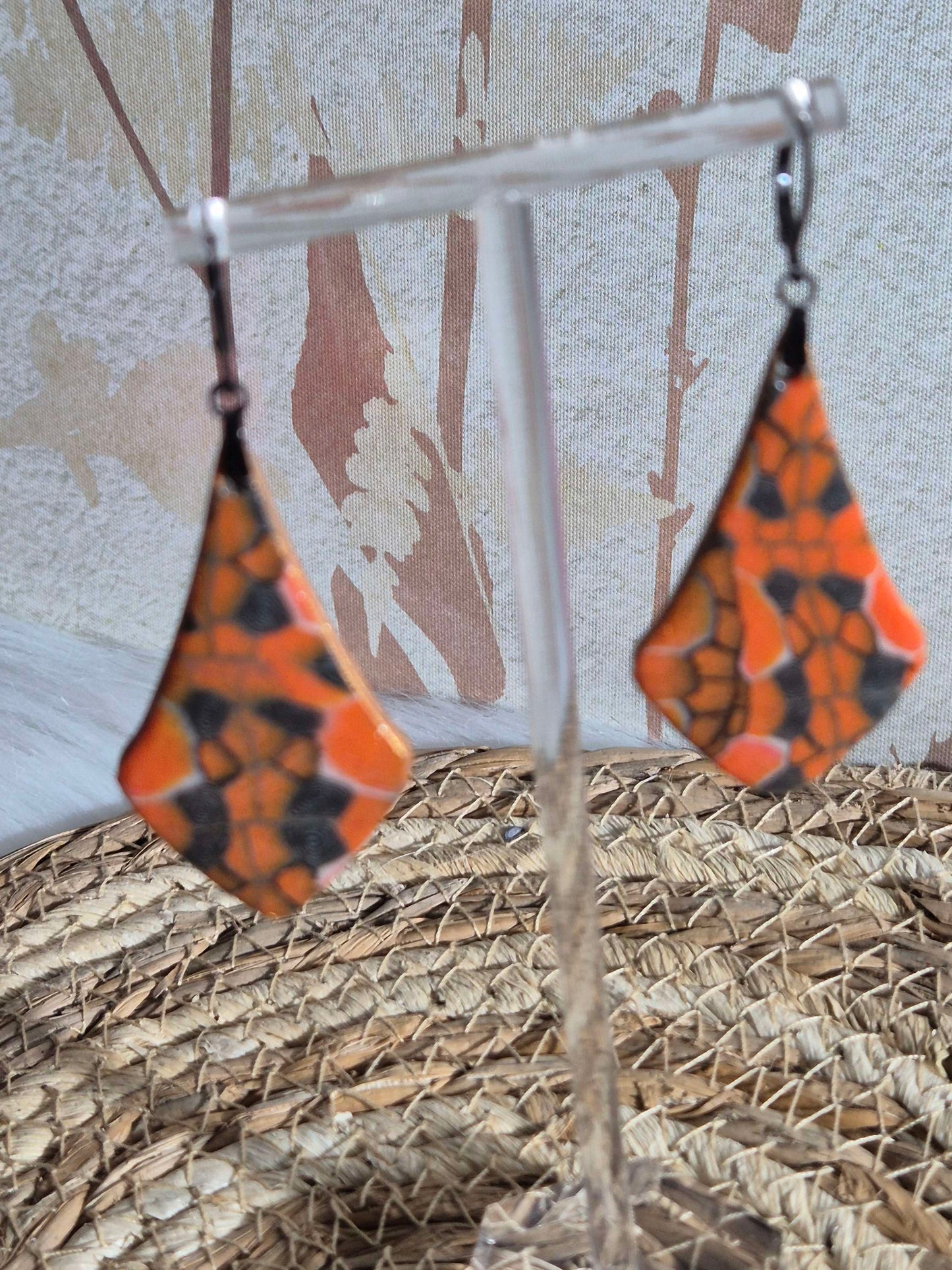 627. Boucles d'oreilles "géométrie"