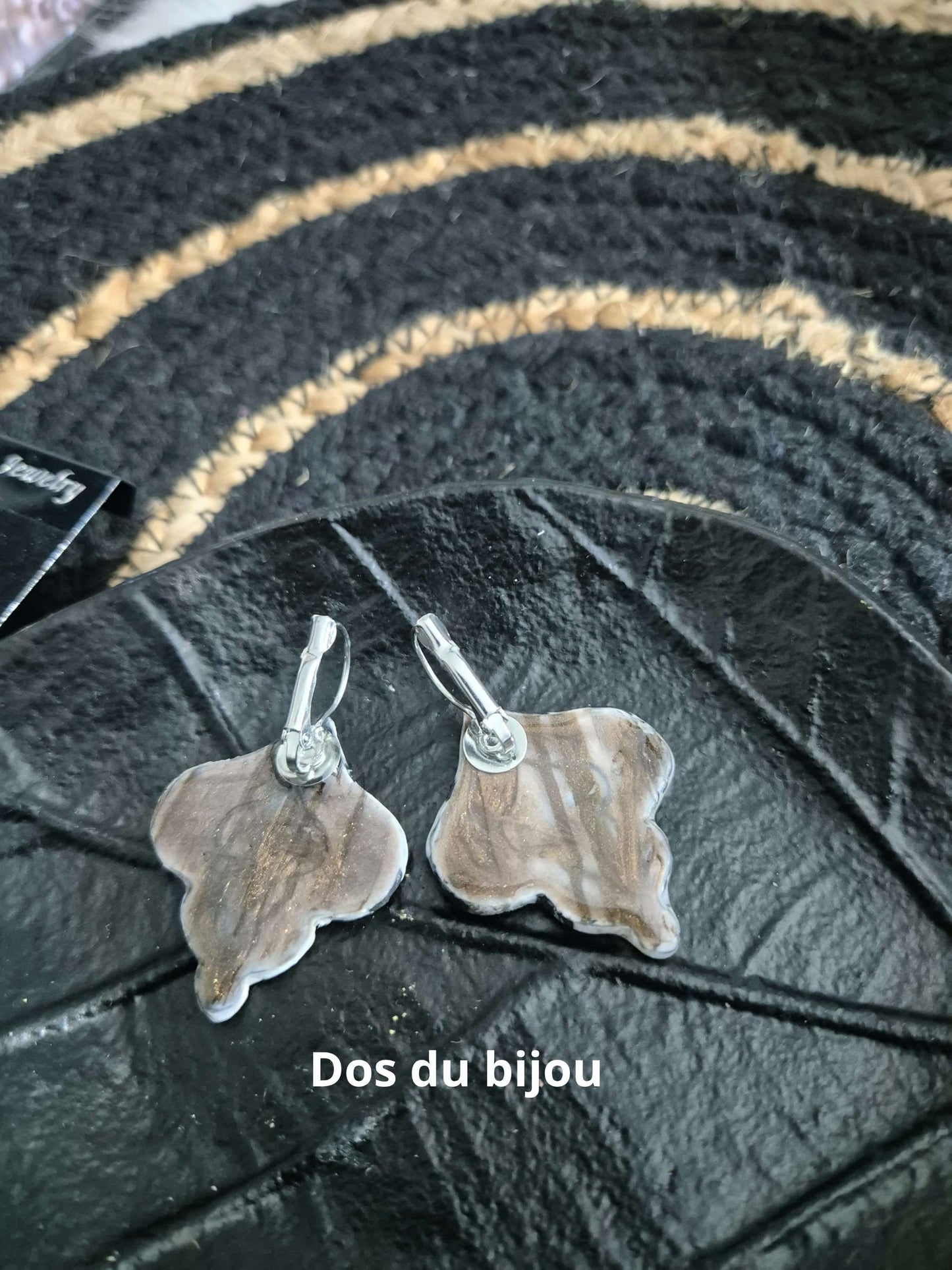 599. Boucles d'oreilles "As de carreaux"