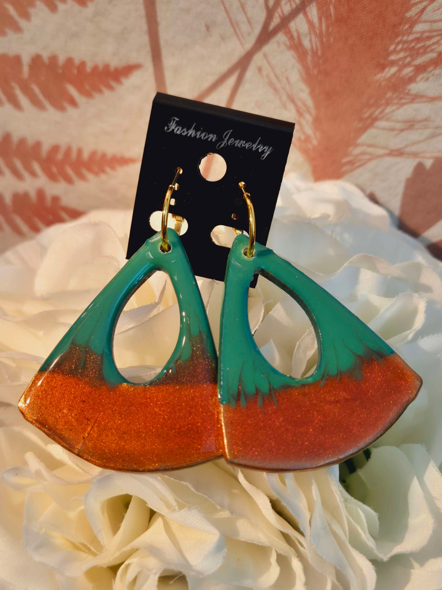646. Boucles d'oreilles "Tendance chic" (double face)