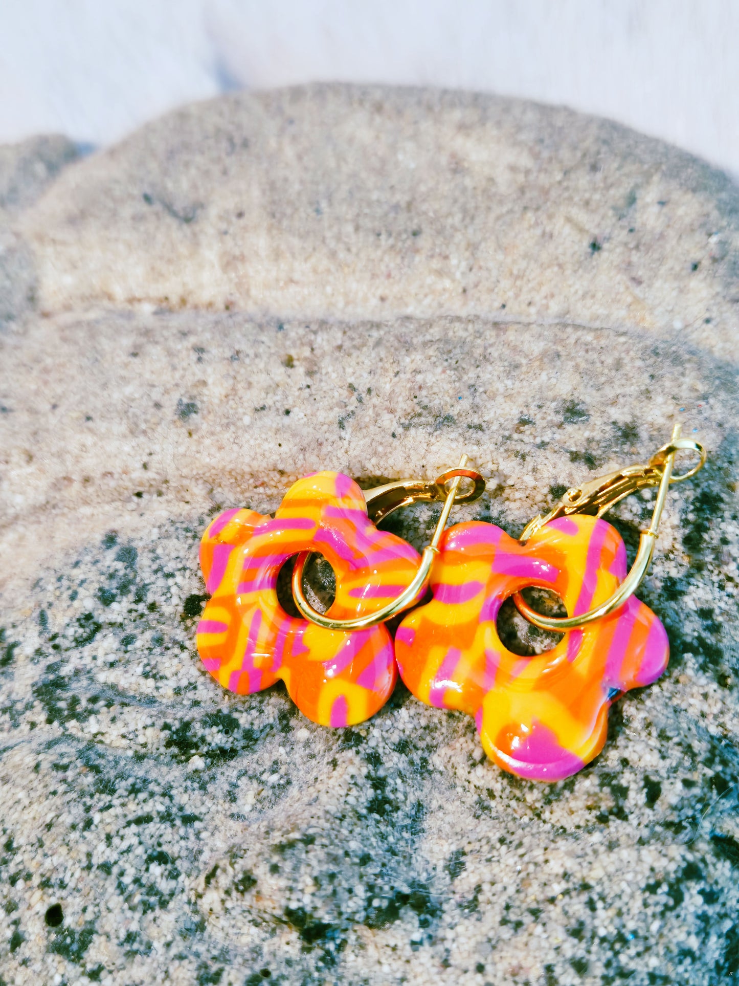 637. Boucles d'oreilles " Souvenirs de vacances"