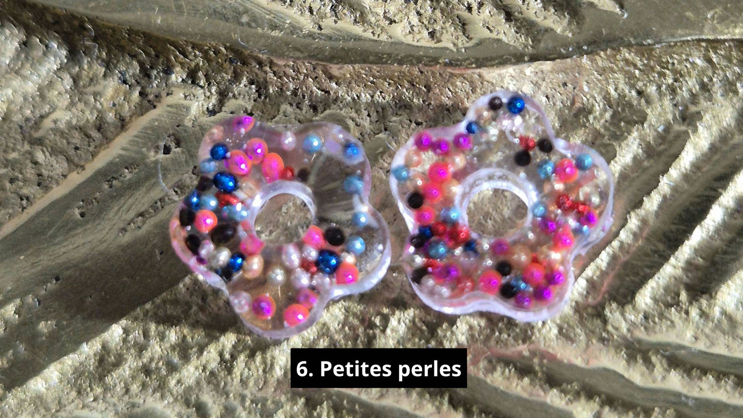 616. Boucles d'oreilles "petites fleurs"