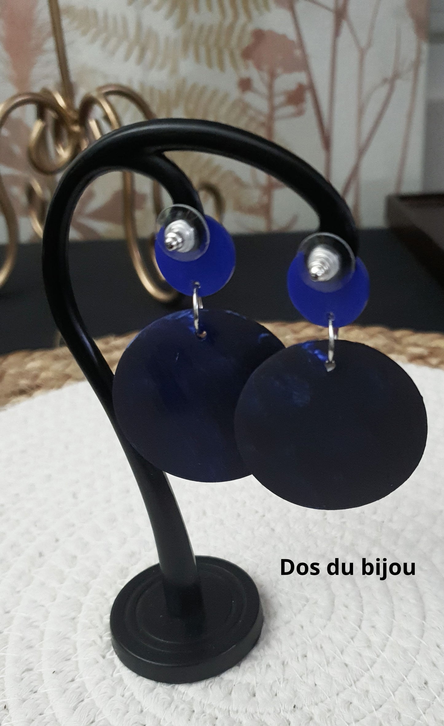 570.Boucles d'oreilles "Nuages colorés"