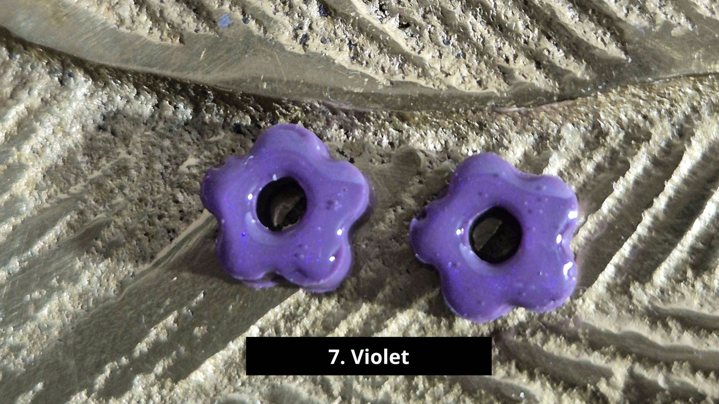 617. Boucles d'oreilles"Petites fleurs"