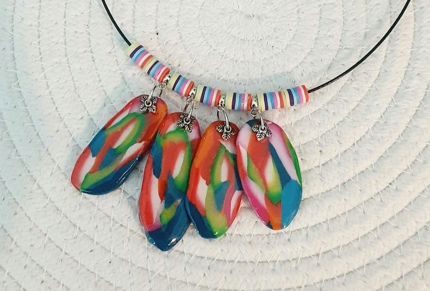 418.Parure "perroquet"