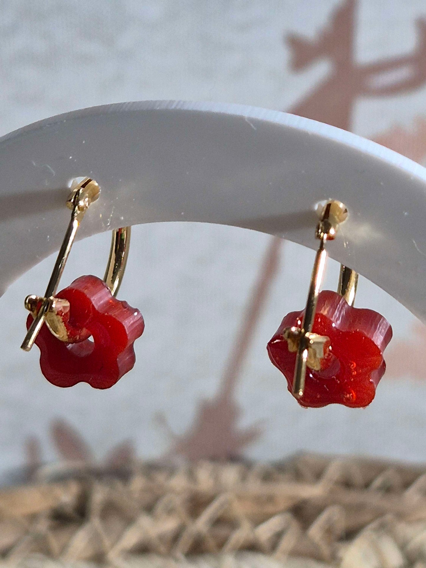 611. Boucles d'oreilles "petites fleurs"