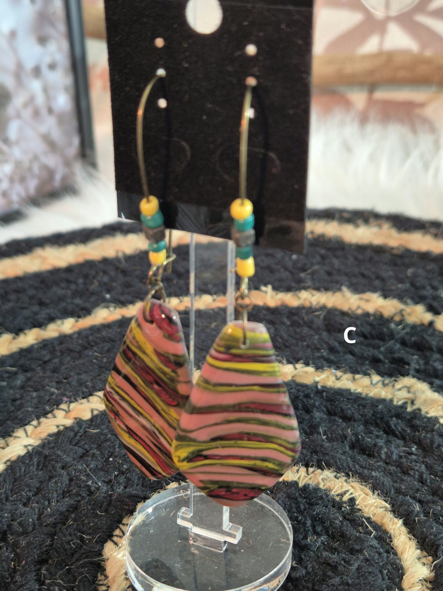 609. Boucles d'oreilles "Tourbillon"