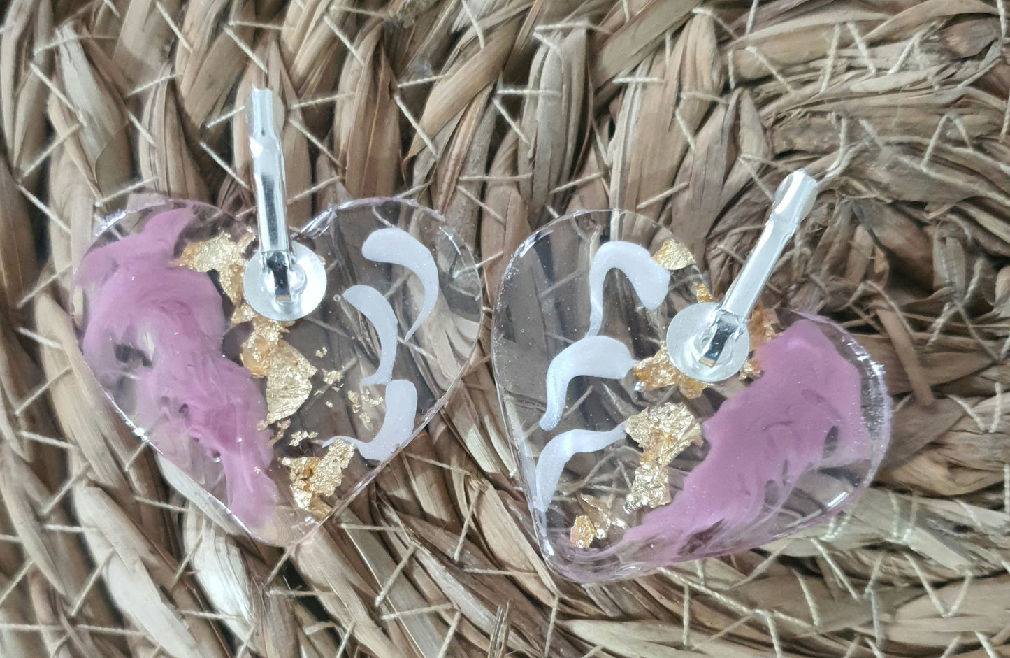 521. boucles d'oreilles"Mon cœur "
