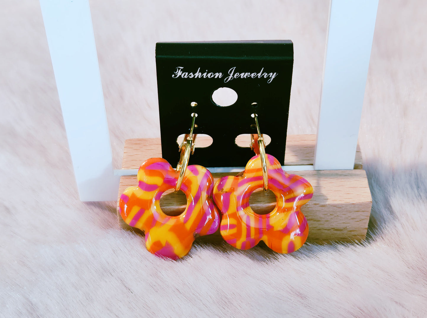 637. Boucles d'oreilles " Souvenirs de vacances"