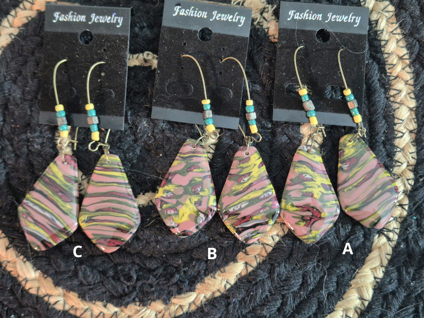 609. Boucles d'oreilles "Tourbillon"