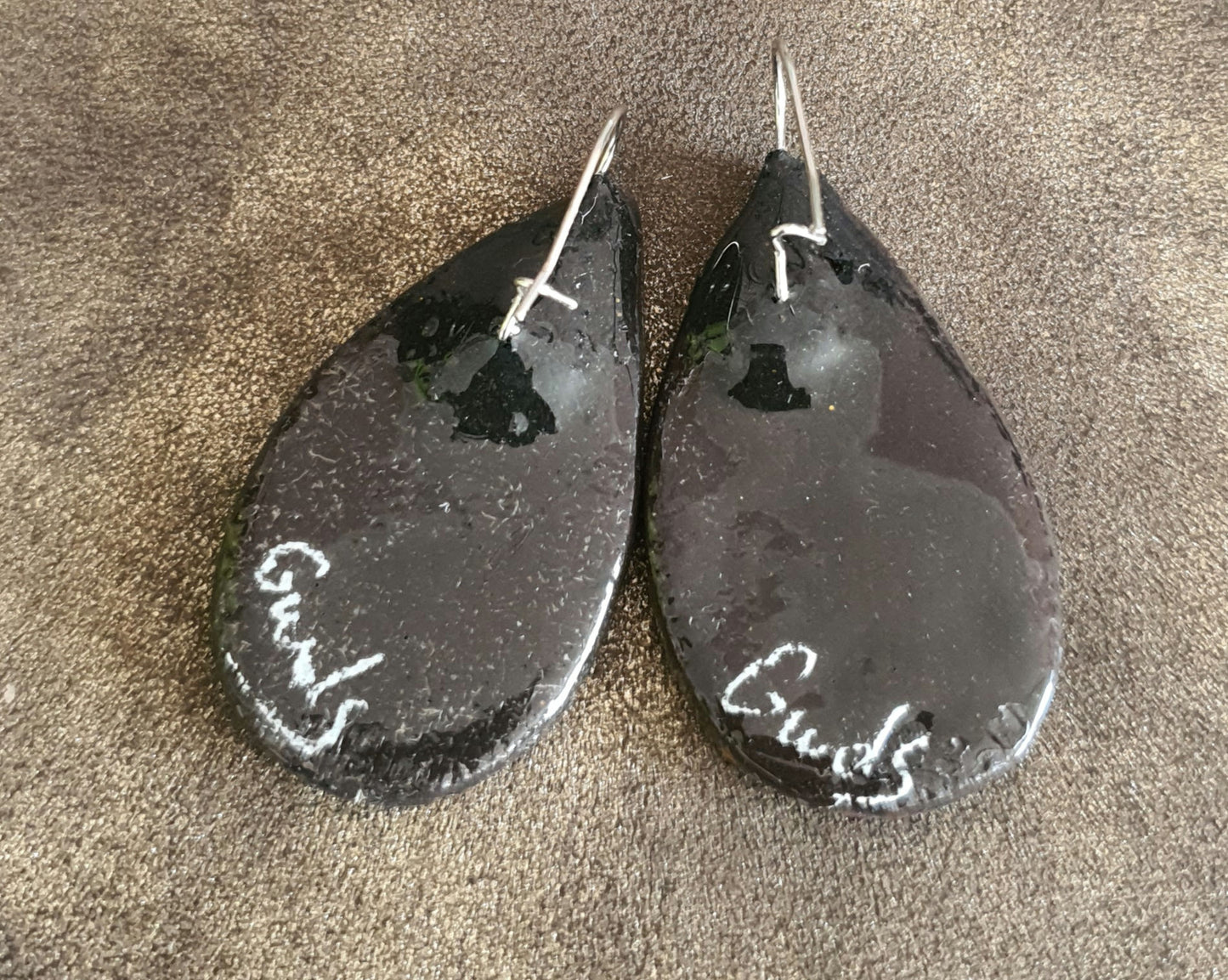 379/Bouclesd'oreilles:"Goutte d'or "