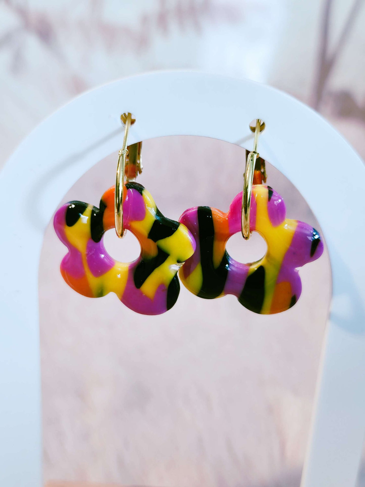 638. Boucles d'oreilles "Souvenirs de vacances"