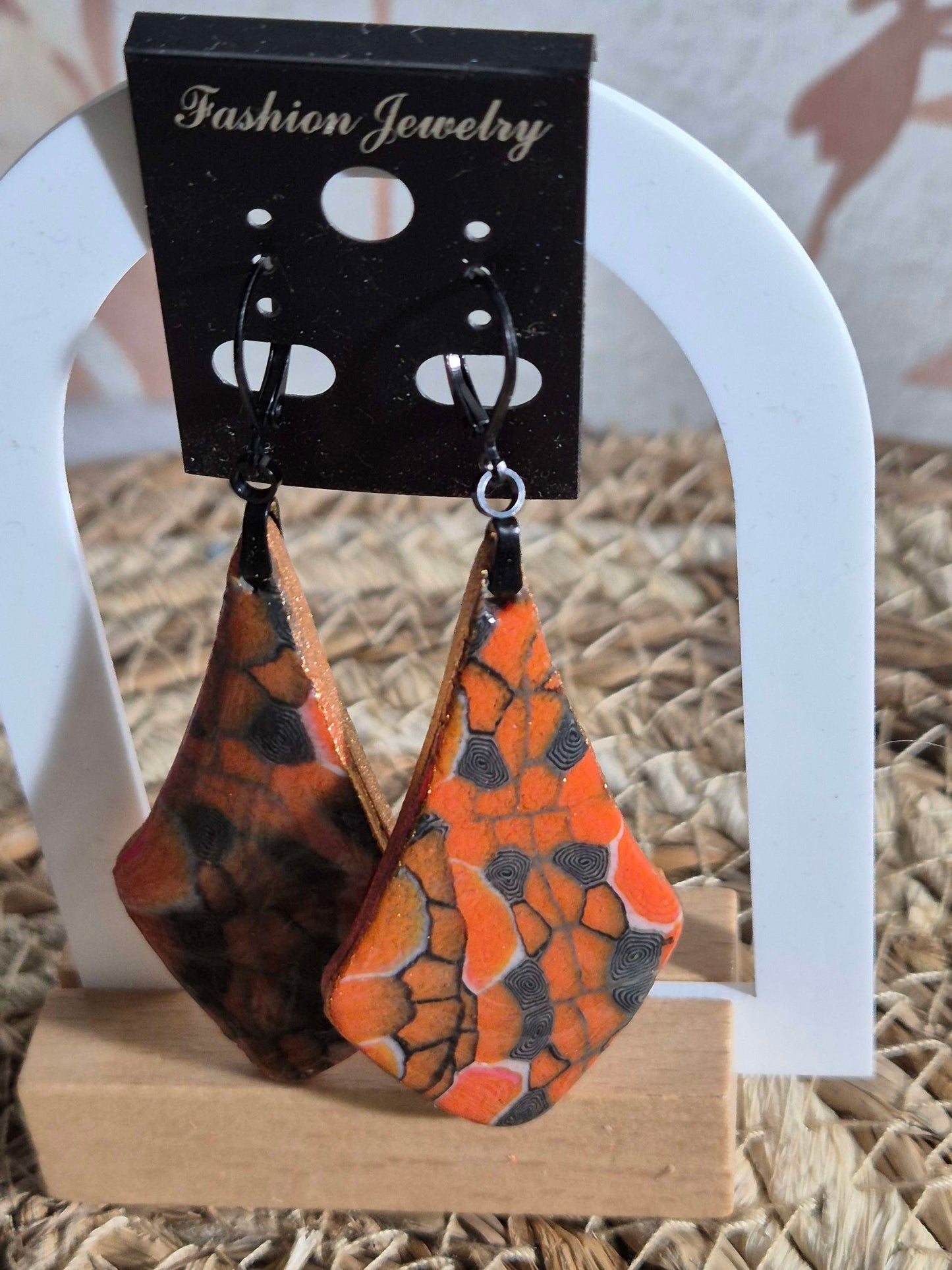 627. Boucles d'oreilles "géométrie"