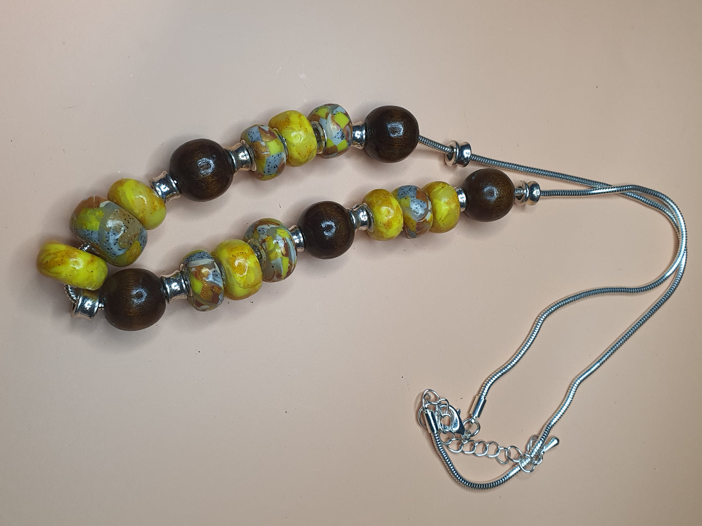 147. Collier"Sautoir soleil "