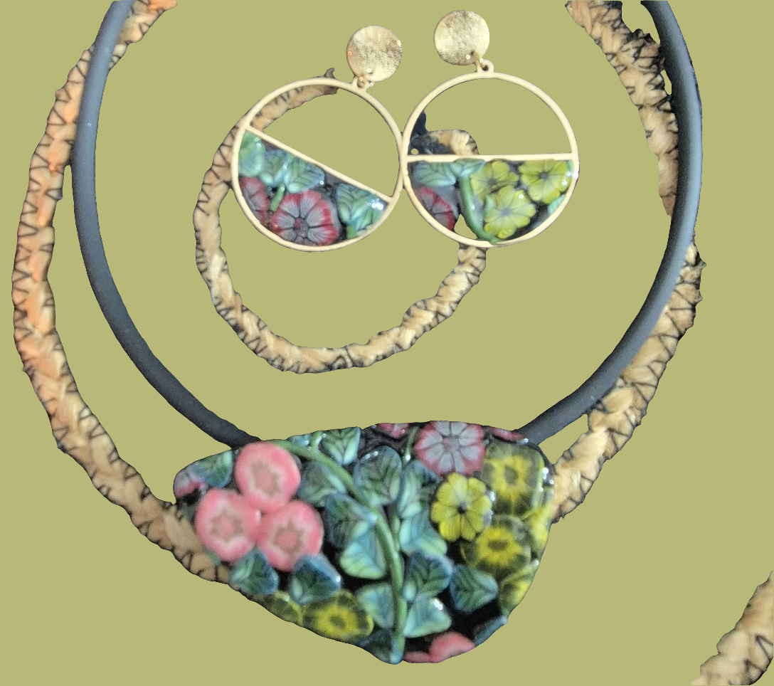 608.Parure "Beauté florale: