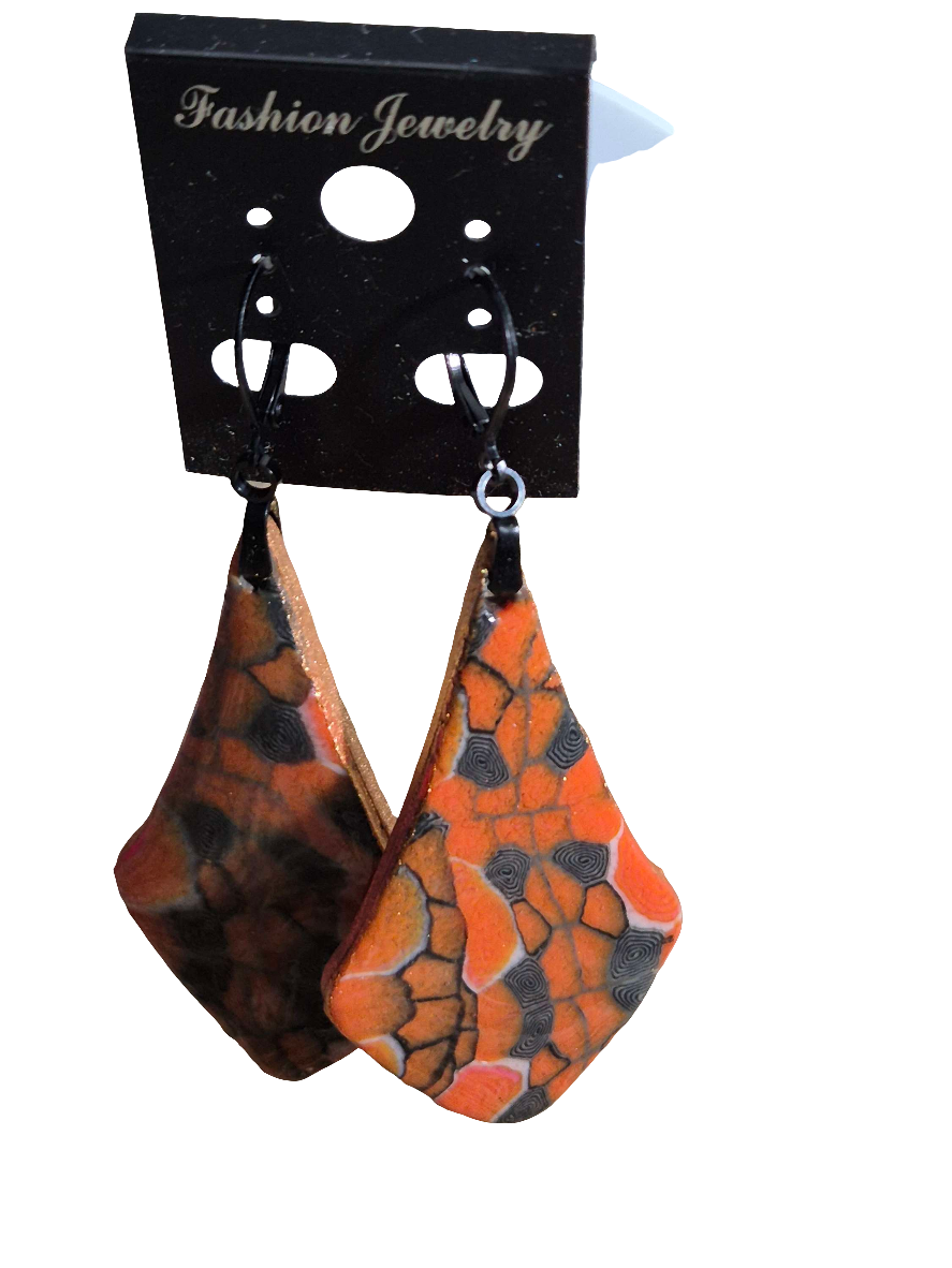 627. Boucles d'oreilles "géométrie"