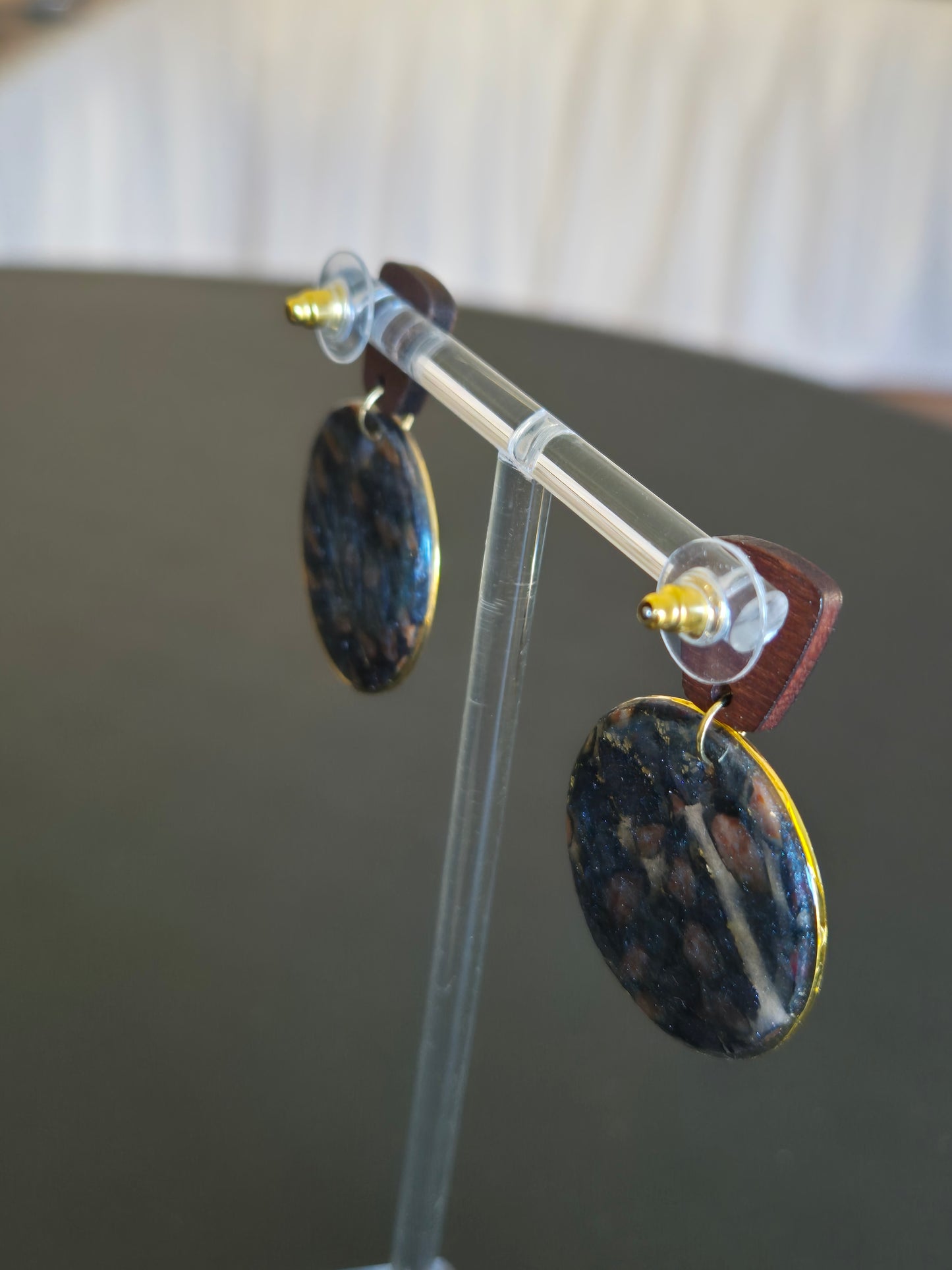 719.Boucles d'oreilles"Léopard"