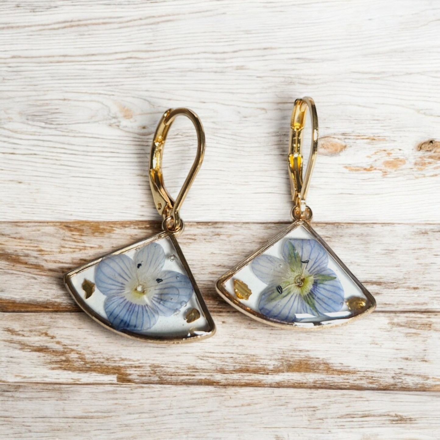 661.Boucles d'oreilles "Mon jardin "