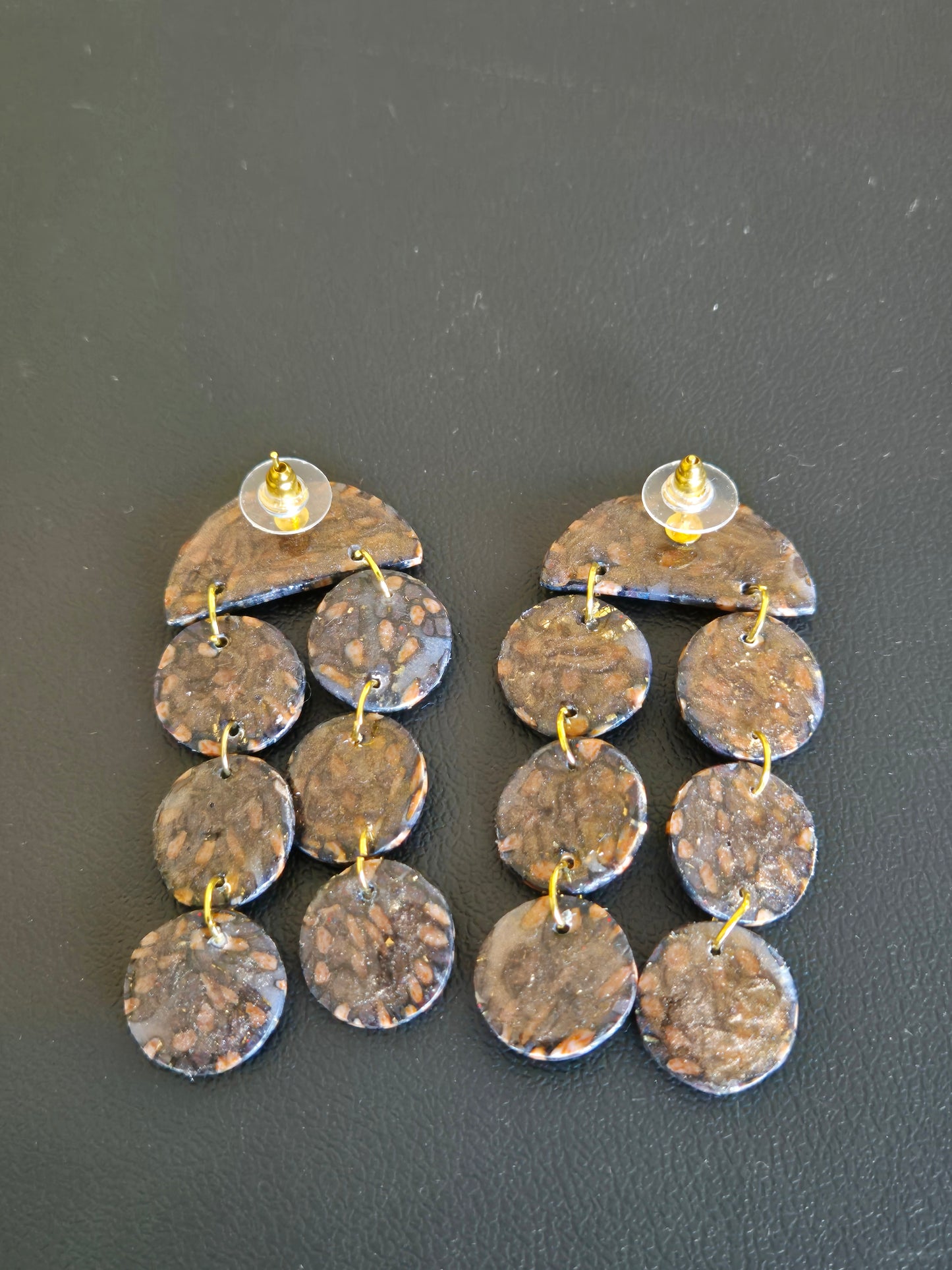 718.Boucles d'oreilles"Léopard"
