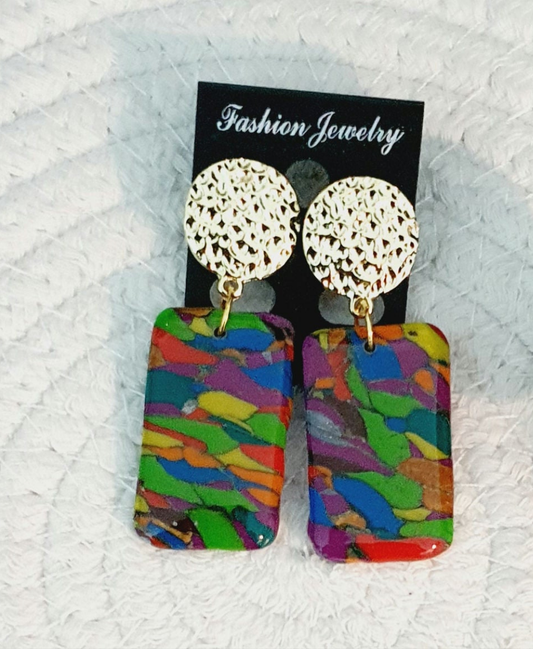 422.Boucles d'oreilles" Mosaïque "