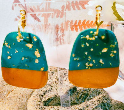 649.Boucles d'oreilles "Tendance chic"  ( double face)