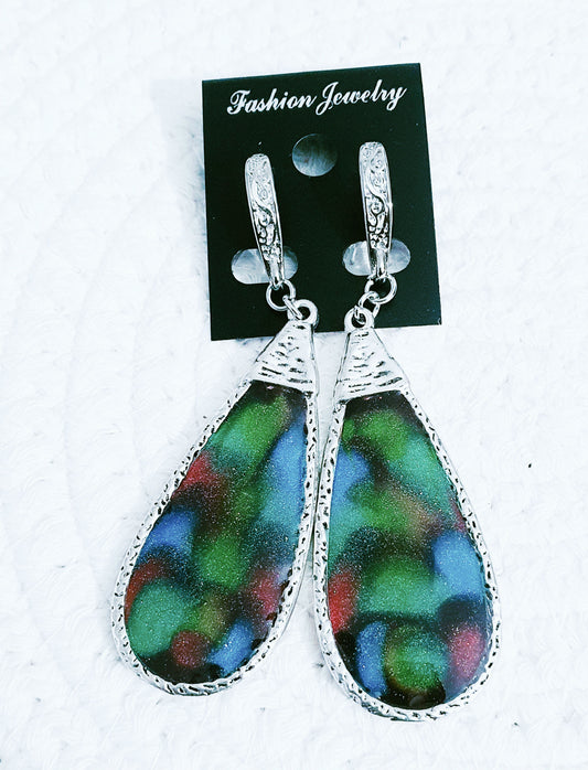 553. Boucles d'oreilles"Arc en ciel"