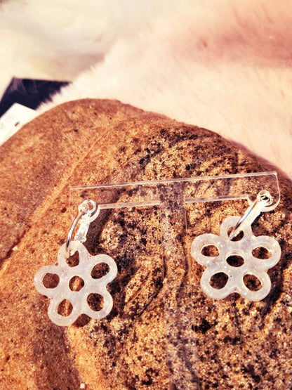 647.Boucles d'oreilles " Les rosaces"