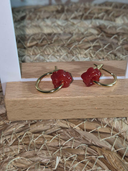 611. Boucles d'oreilles "petites fleurs"