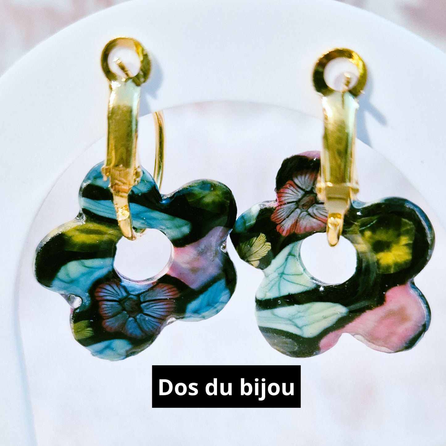 641. Boucles d'oreilles "Souvenirs de vacances"