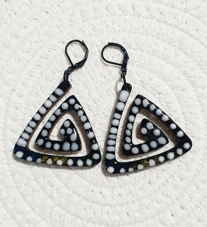 583.Boucles d'oreilles "spirale"