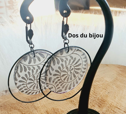 540.Boucles d'oreilles "Spirale"
