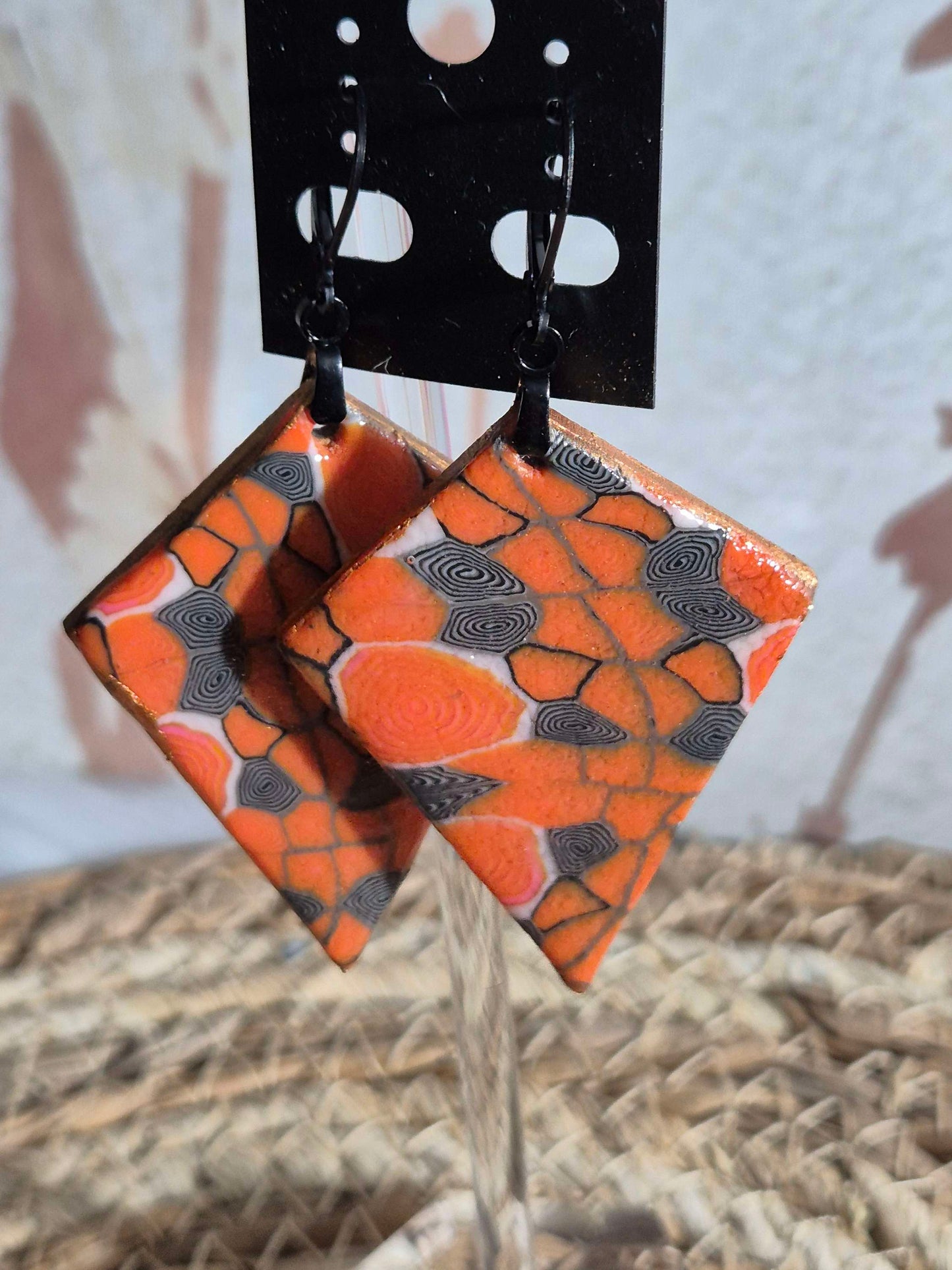 626. Boucles d'oreilles"géométrie"