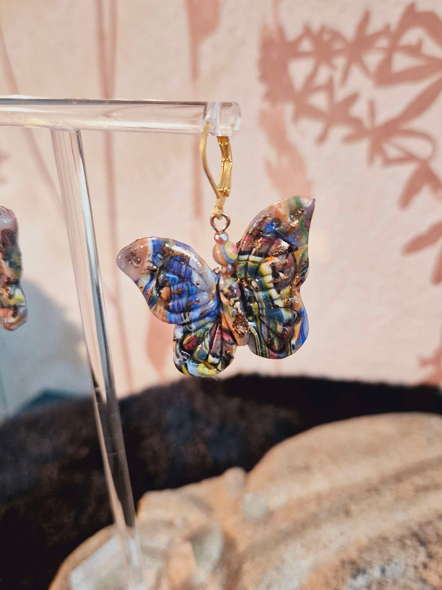 654. Boucles d'oreilles "Les papillons"