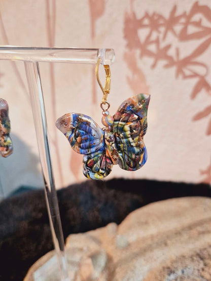 654. Boucles d'oreilles "Les papillons"