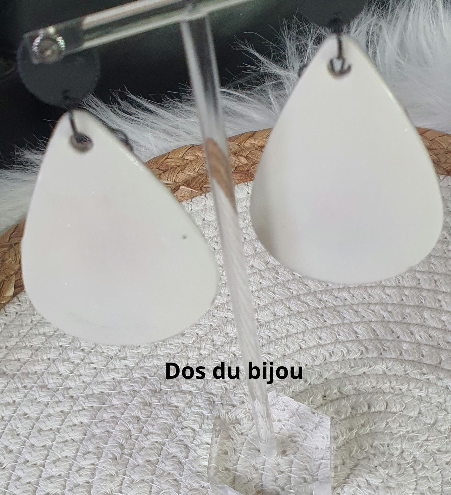 545. Boucles d'oreilles"Hibiscus"