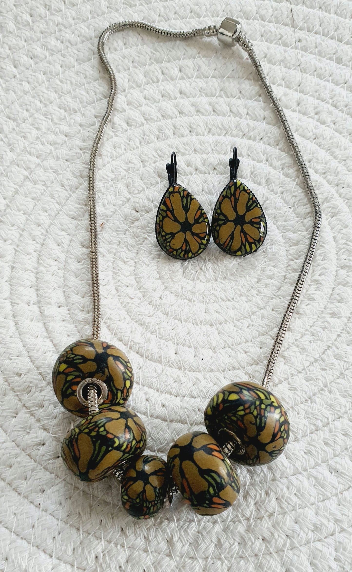 20.Parure " Couleur d'automne"