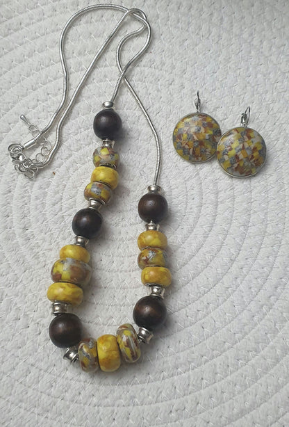 147. Parure "Sautoir soleil "