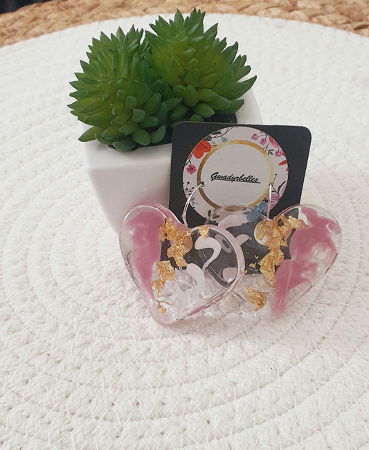 521. boucles d'oreilles"Mon cœur "