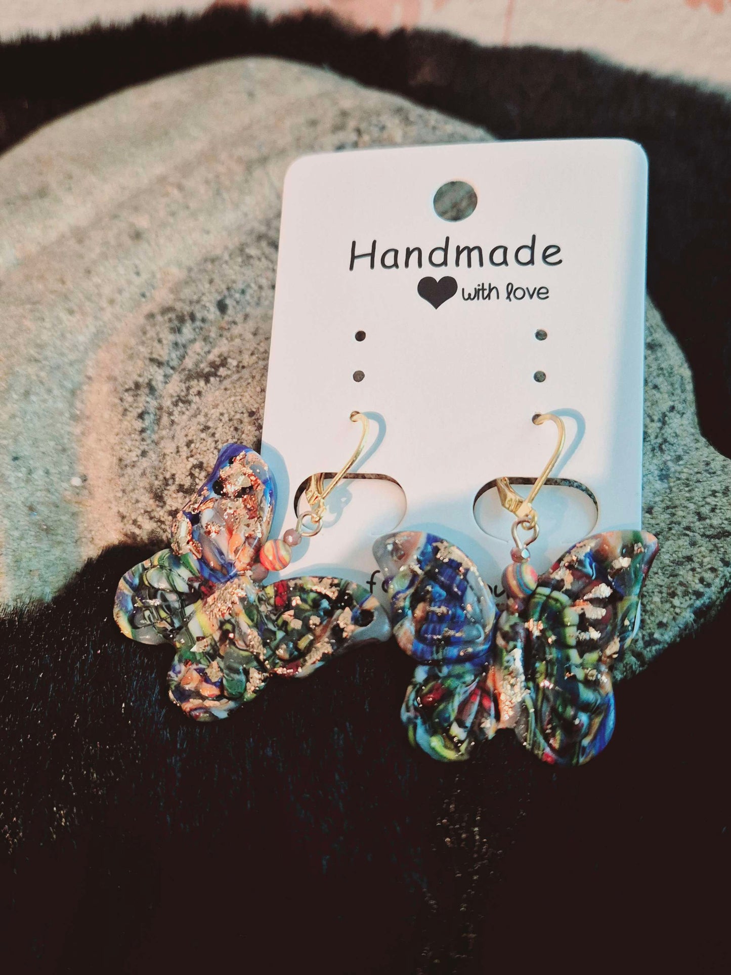 654. Boucles d'oreilles "Les papillons"