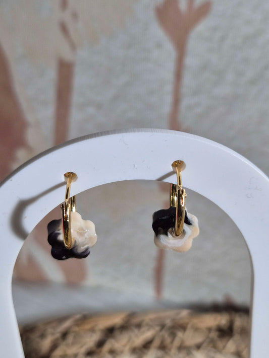 614. Boucles d'oreilles "petites fleurs"