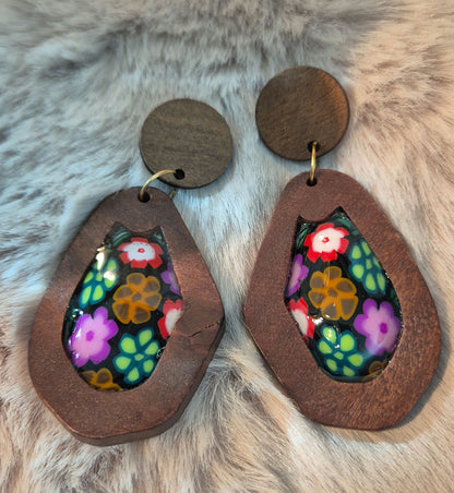 631. Boucles d'oreilles "Magnifique bouquet"