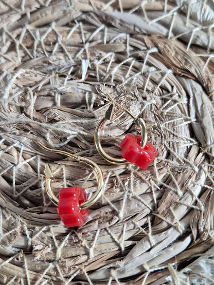 611. Boucles d'oreilles "petites fleurs"